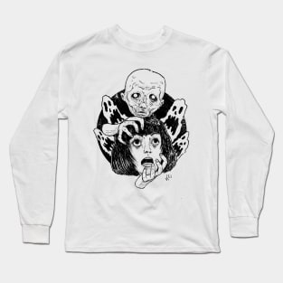 Head Haunter Inktober version (Black Print) Long Sleeve T-Shirt